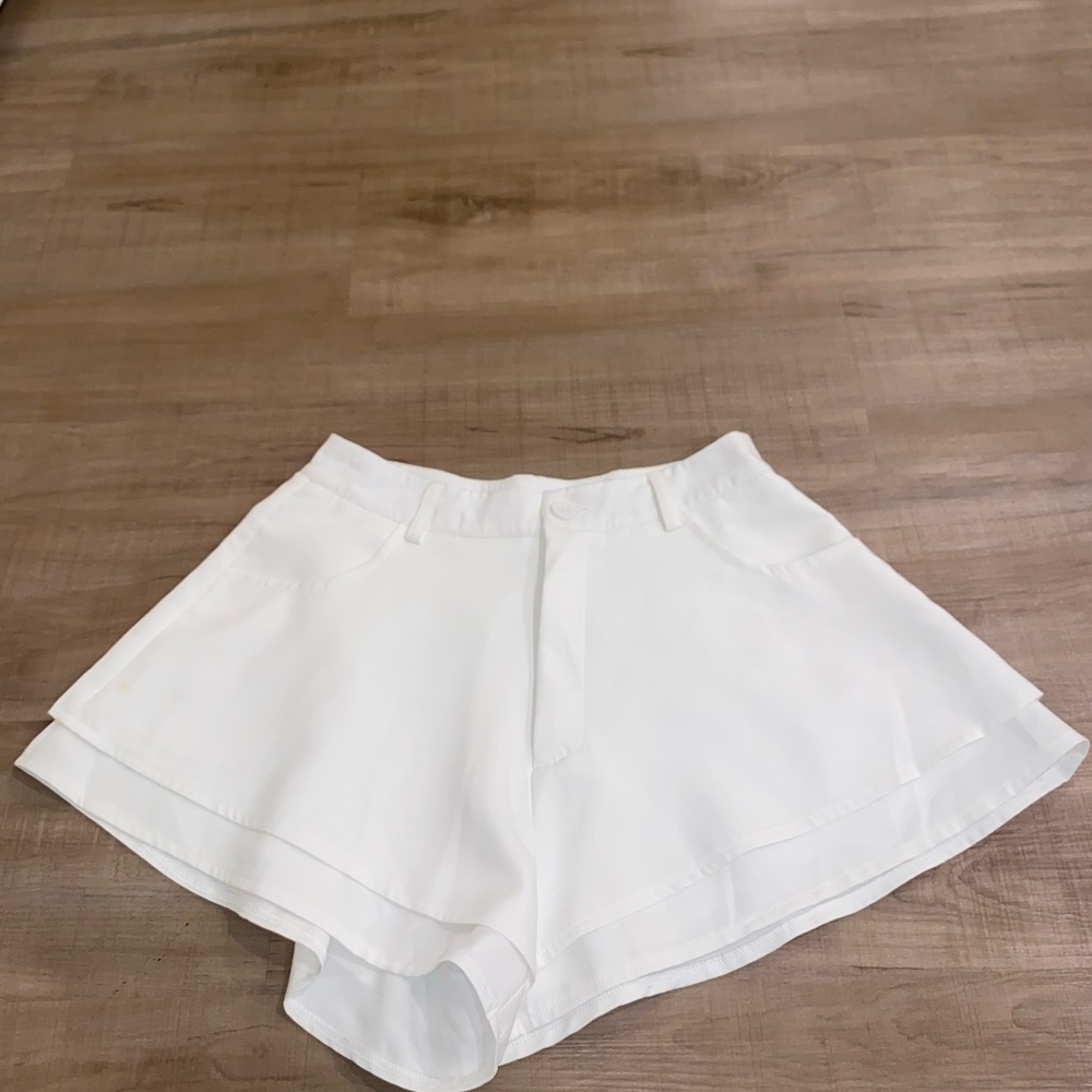Women's White Shorts